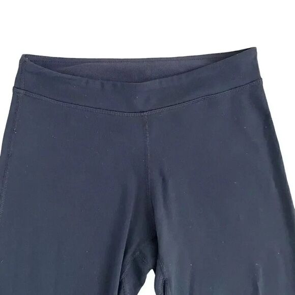 Lululemon Athletica Black Capri Back Mesh Logo Capri Running Pants SZ XS # 1481 - Picture 2 of 11